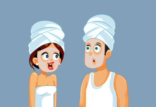 女朋友和男朋友一起面膜图片下载