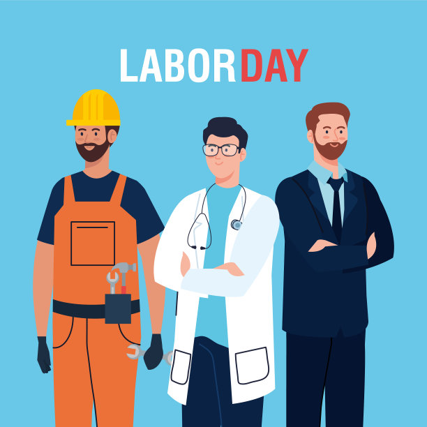 劳动节海报与男性组不同图片下载