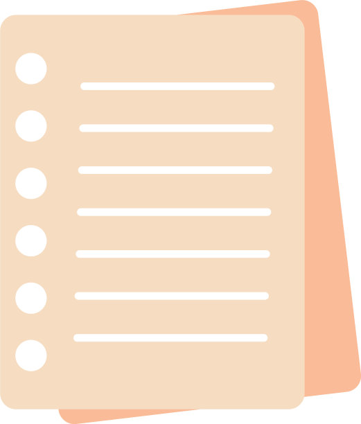 笔记本页面图标扁平化风格图片下载