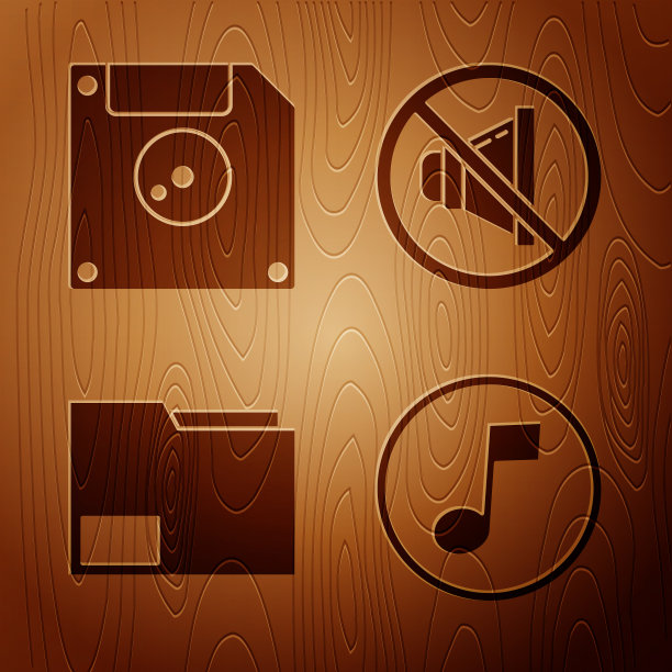 为计算机设置音乐音符软盘图片下载