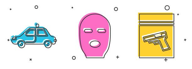 给警车和偷窥贼戴上面具图片下载