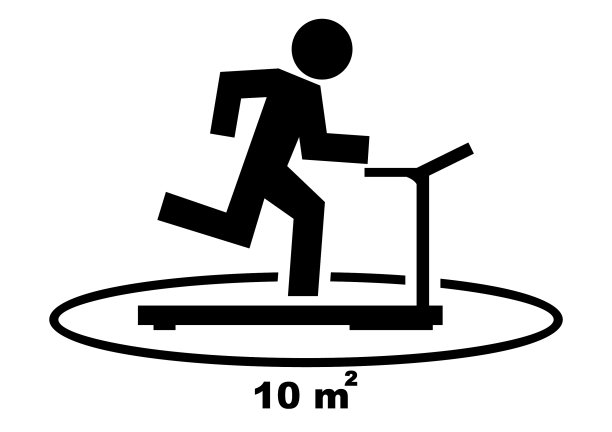 安全健身黑色剪影图片下载