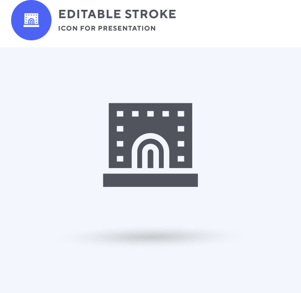 餐巾纸架图标填充平面标志固体图片下载