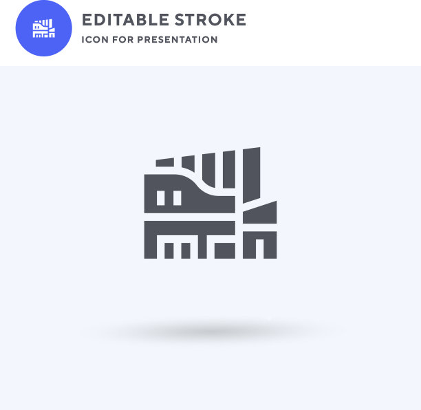 商场图标填充平面标志实心图片下载