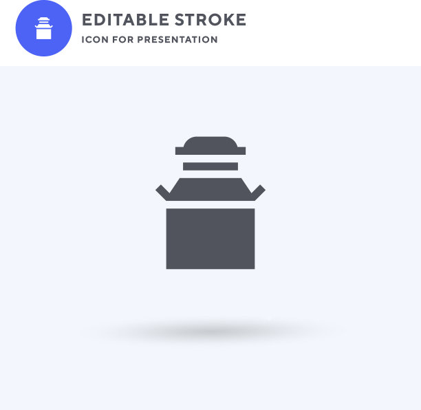 搅动图标填充平面标志固体图片下载