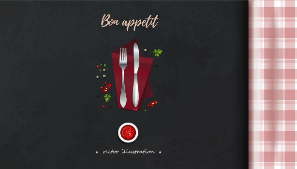 从上面看有方格桌布的桌子图片下载