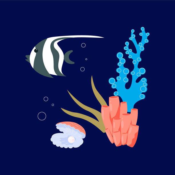 珊瑚礁和鱼类图片下载