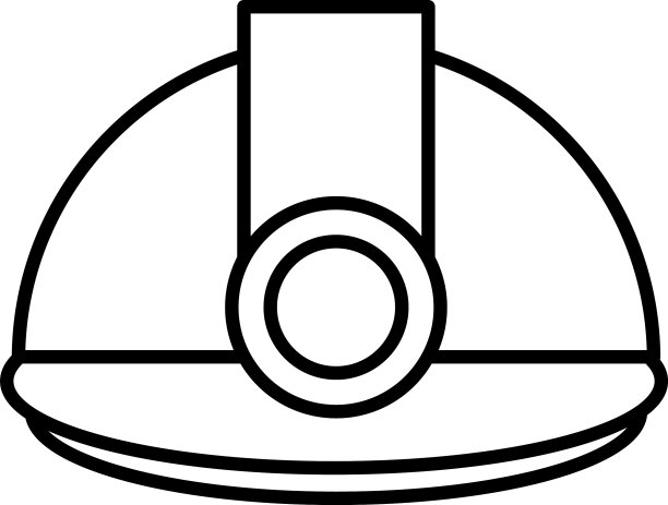 带有照明工具的头盔，用于维修保养图片下载