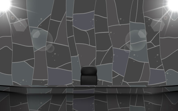 大理石新闻演播室的桌子图片下载