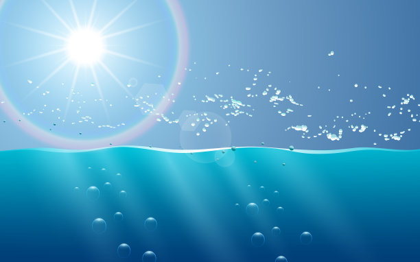 风景阳光在海滩在白天图片下载