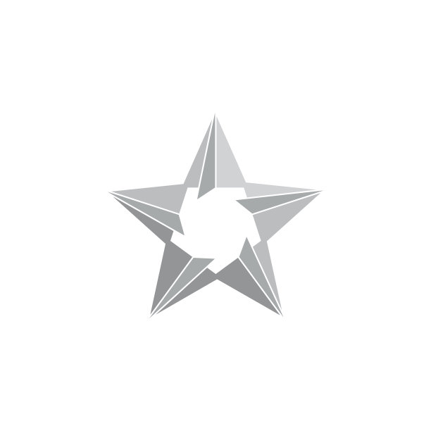 星纸折纸标志标志图片下载