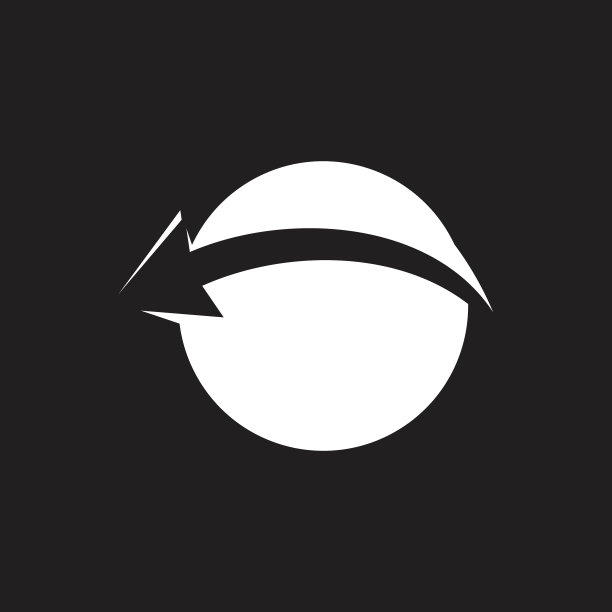CMYK几何圆形星球底片图片下载