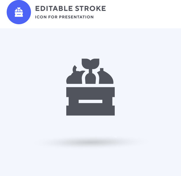 农场图标填充平面标志固体图片下载