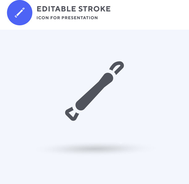 雕塑图标填充平面标志实心图片下载