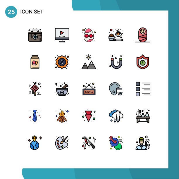 用户界面填充线平色包图片下载