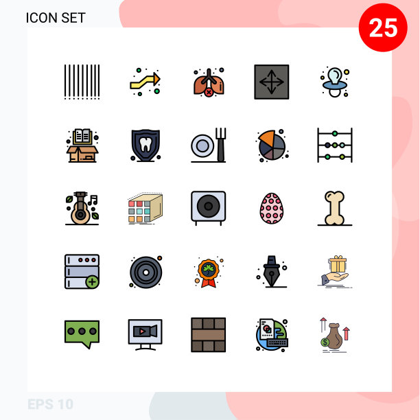 填充线平色包25通用图片下载