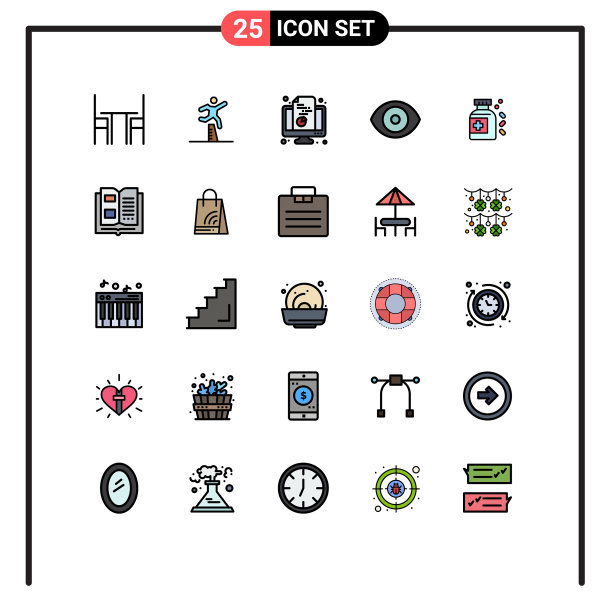 通用图标符号组25现代填充图片下载
