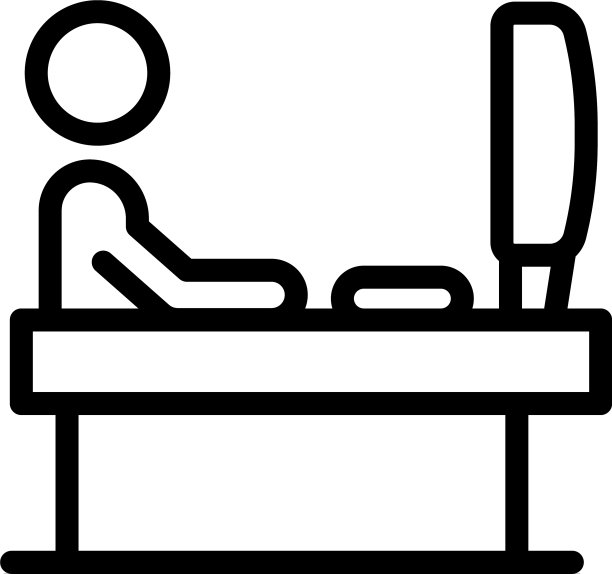 工作场所代理图标大纲样式图片下载