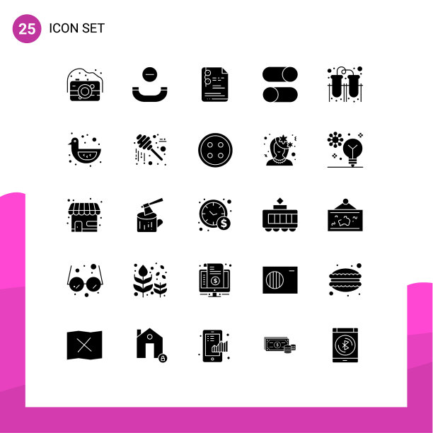 组25现代固体象形文字集图片下载