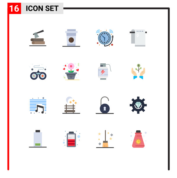 16个创意图标的现代标志和符号图片下载