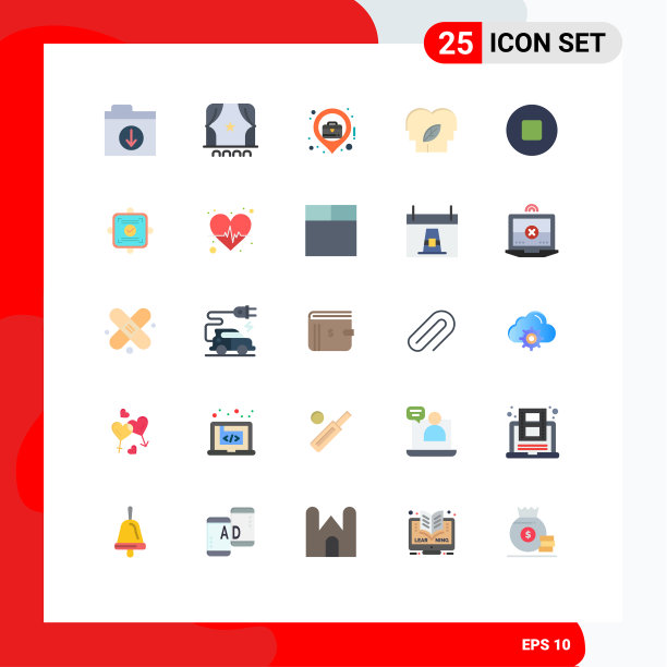 25组现代平面颜色设置为ok图片下载