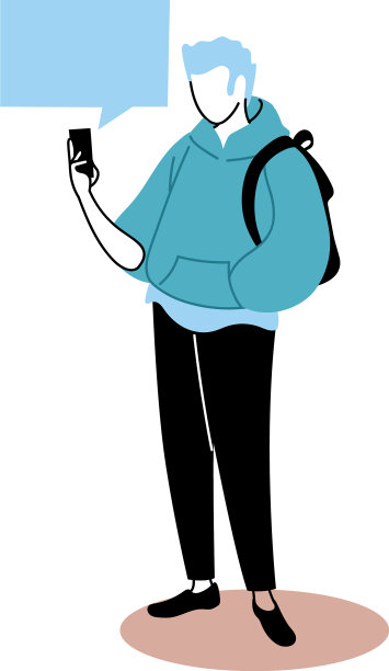 用手机发信息的人图片下载