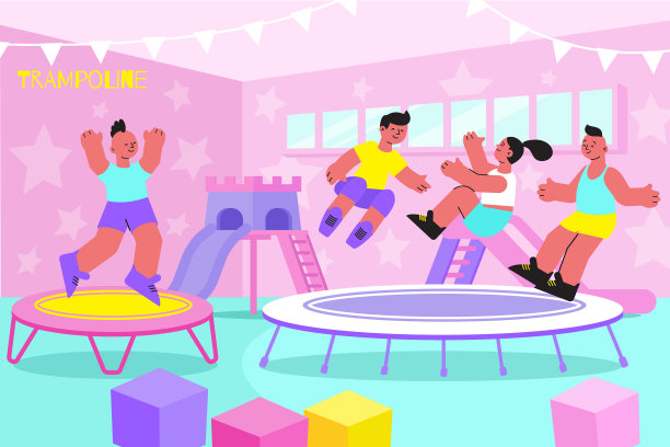 娱乐蹦床平图片下载