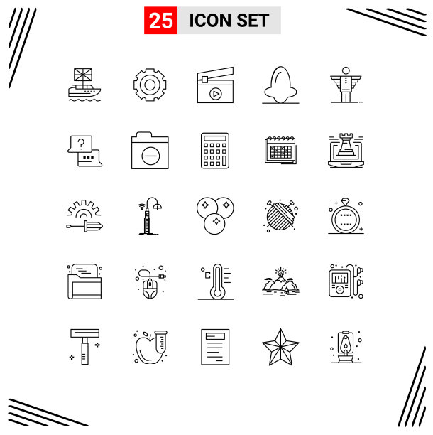 设置25商业线包装的鼻子脸图片下载