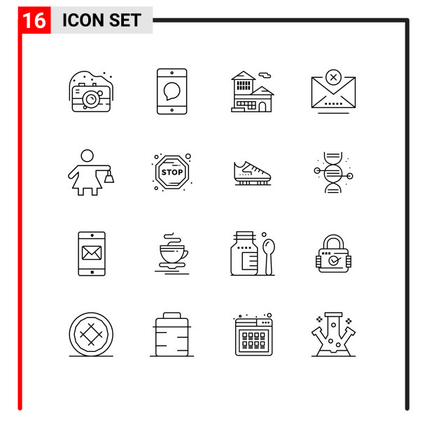 通用图标符号组16现代图片下载
