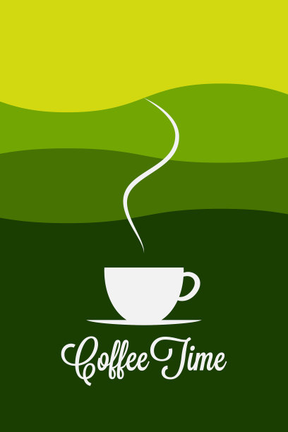 咖啡杯标识咖啡清晨景观概念图片下载