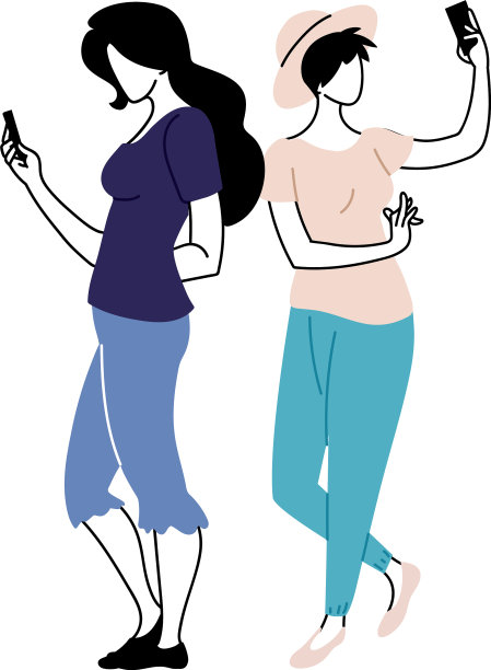 年轻女性查看手机图片下载