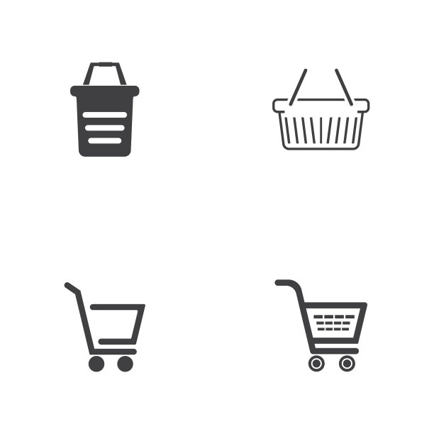 购物篮图标网上购物标志图片下载