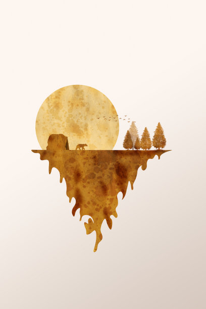 最小的景观-熊的栖息地图片下载