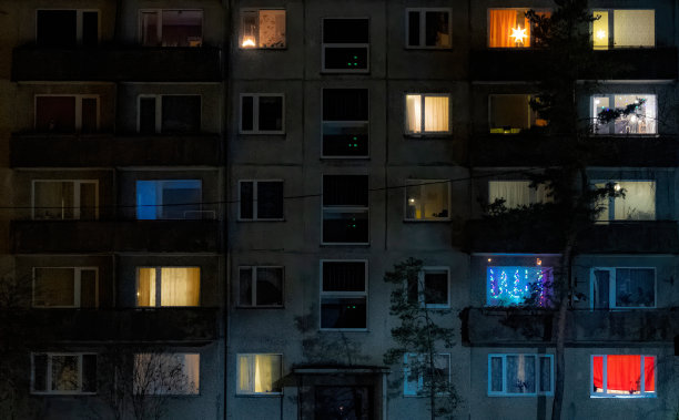 房子窗户的景色图片下载