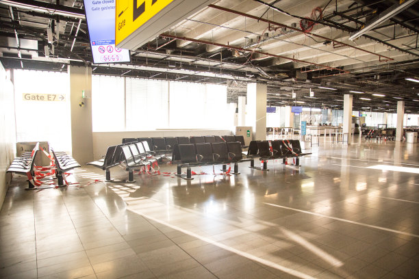 新冠肺炎疫情期间机场空空如也图片下载