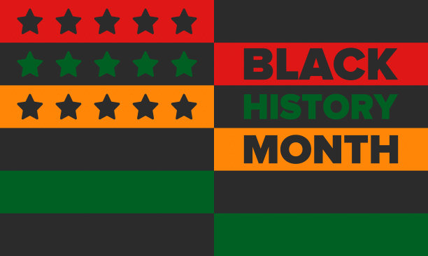 黑人历史月。非裔美国人的历史。一年一度的庆祝。二月份在美国和加拿大。十月在英国。海报，卡片，横幅，背景。矢量图图片下载