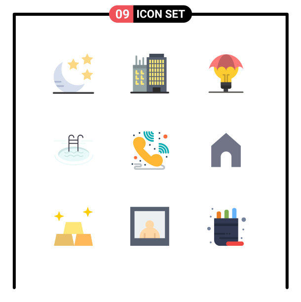 用户界面包9个基本平色的图片下载