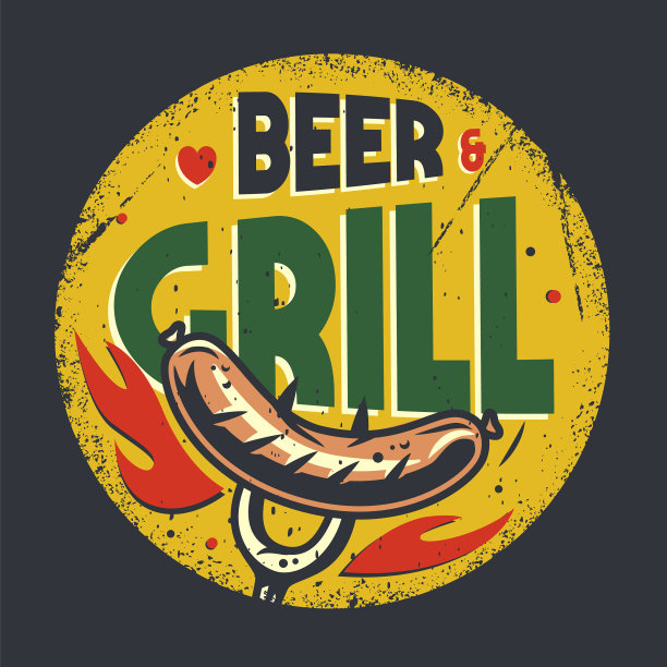 叉子上印着烤肉香肠的t恤图片下载