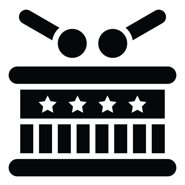 美国独立日鼓相关图标图片下载