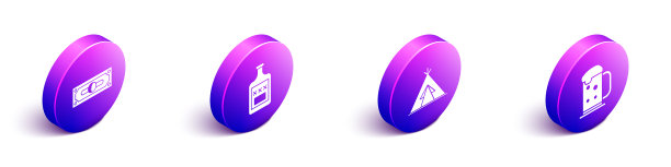 设置等距堆栈纸币现金威士忌图片下载