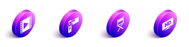 设置等距播放视频电影摄像机导演图片下载