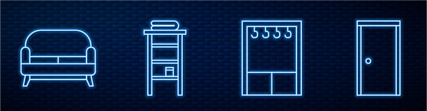 设行衣柜、沙发、浴室架图片下载