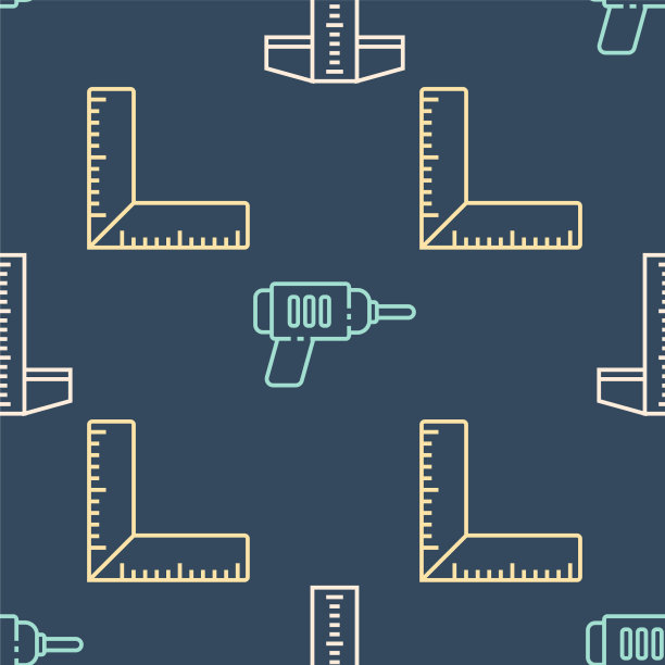 设直线t型线和直角线角尺图片下载