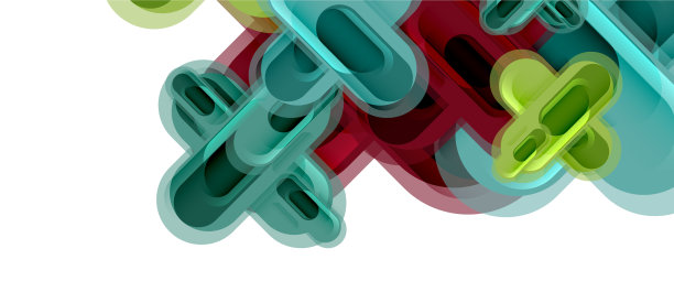 现代玻璃十字形抽象图片下载