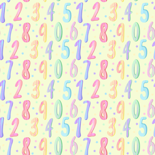 多颜色的数学背景的孩子。数学背景。彩色图案学校为孩子们。图片下载