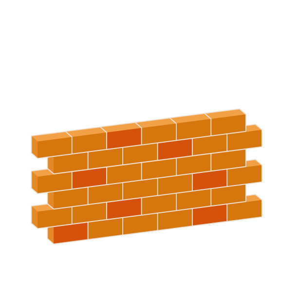 红砖墙的房子。建筑构造要素图片下载