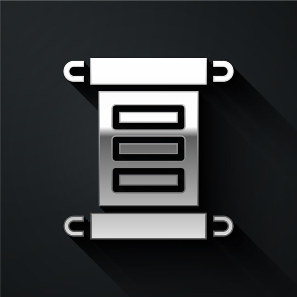 银法令纸羊皮纸卷轴图标图标图片下载