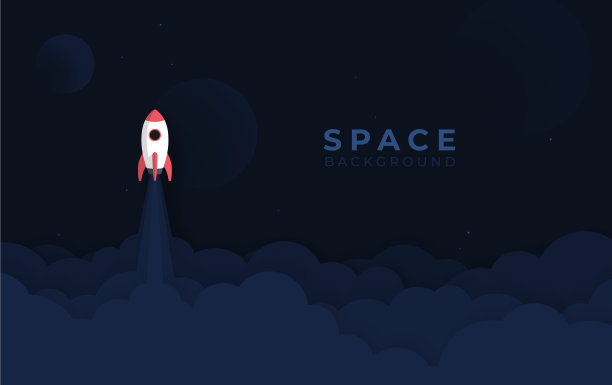 宇宙飞船在黑暗的空间创业图片下载