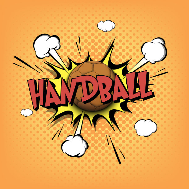 漫画与表情文字手球图片下载