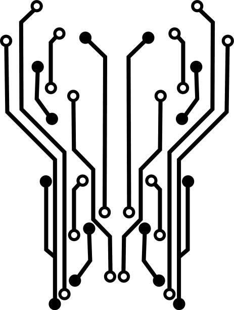 电路标识模板图片下载